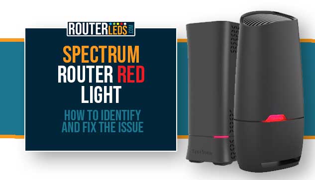 Spectrum router red light