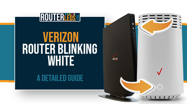 Verizon router blinking white