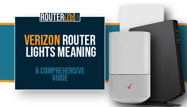 Verizon router lights meaning