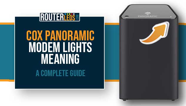 Cox Panoramic Modem Lights Meaning