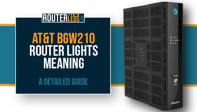 AT&T BGW210 Router Lights Meaning
