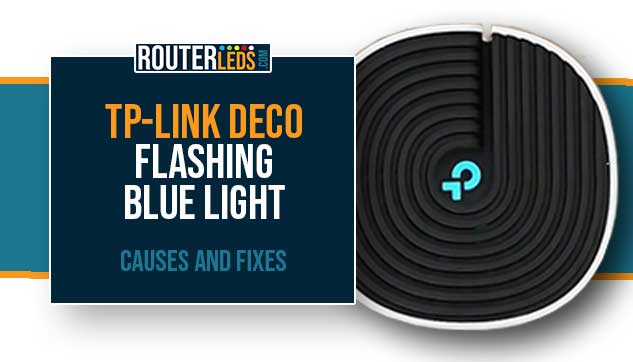 TP-Link Deco Flashing Blue Light