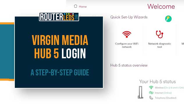 Virgin Media Hub 5 login