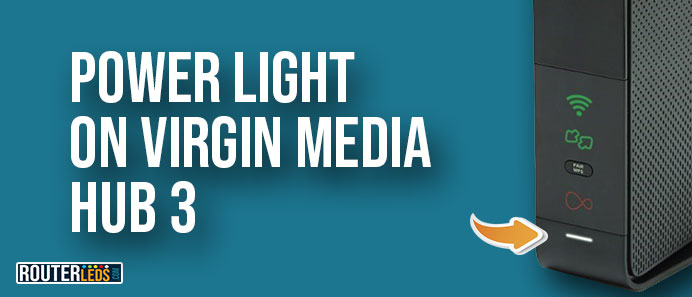 Power Light On Virgin Media Hub 3