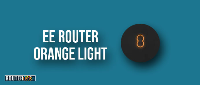 ee router orange light