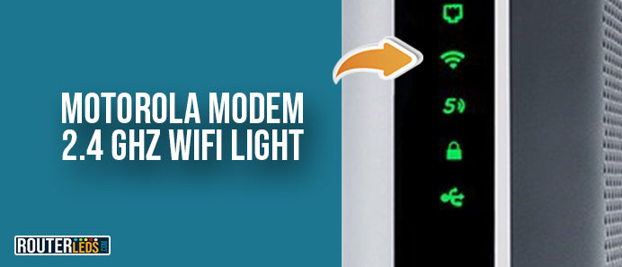 Motorola Modem 2.4 GHz WiFi Light