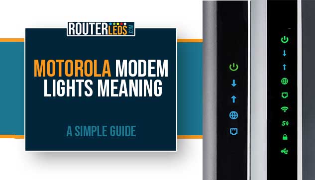 Motorola Modem Lights Meaning