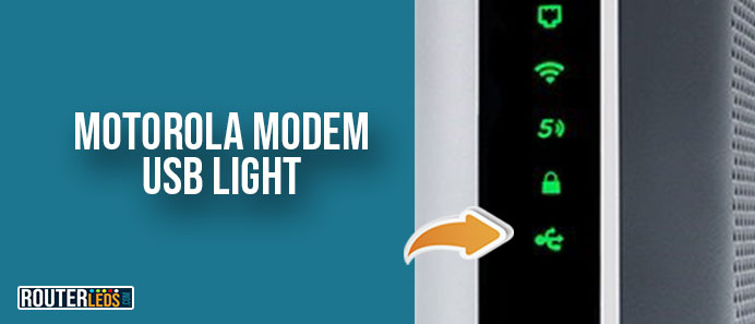 Motorola Modem USB Light