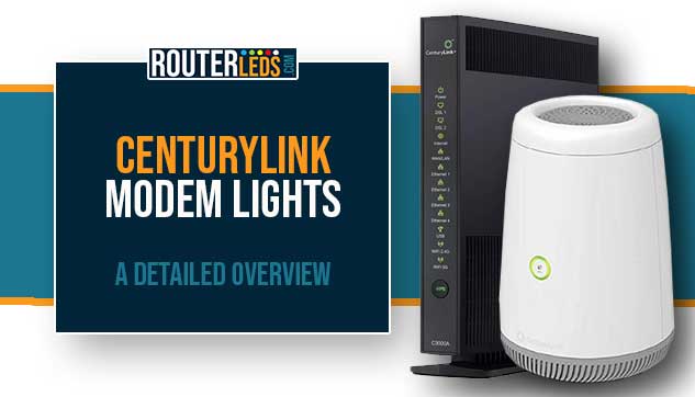CenturyLink modem lights