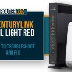 Centurylink DSL Light red