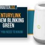 CenturyLink modem blinking green