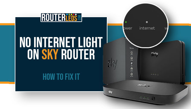 No Internet Light On Sky Router