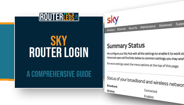 Sky router login